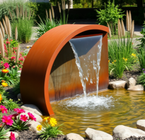 Corten Water Feature